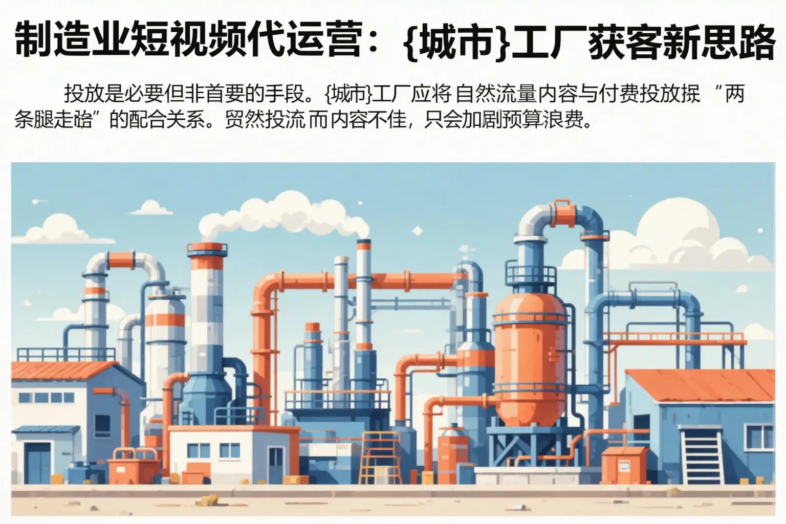 制造业短视频代运营:萍乡工厂获客新思路