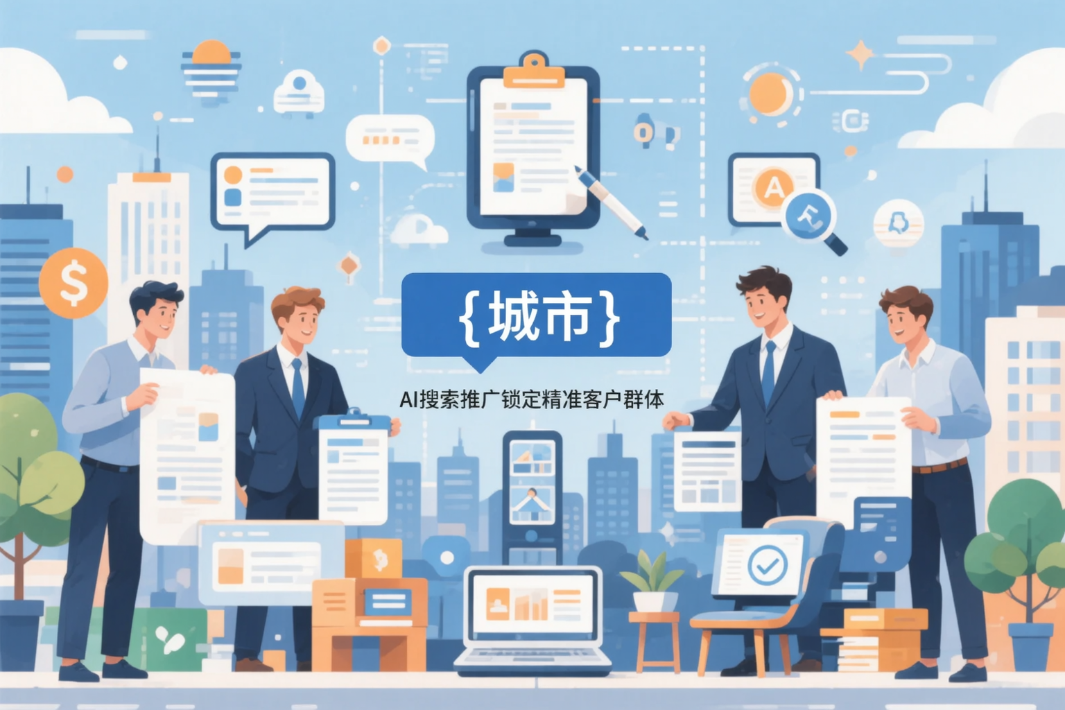 萍乡公司如何用AI搜索推广锁定精准客户群体