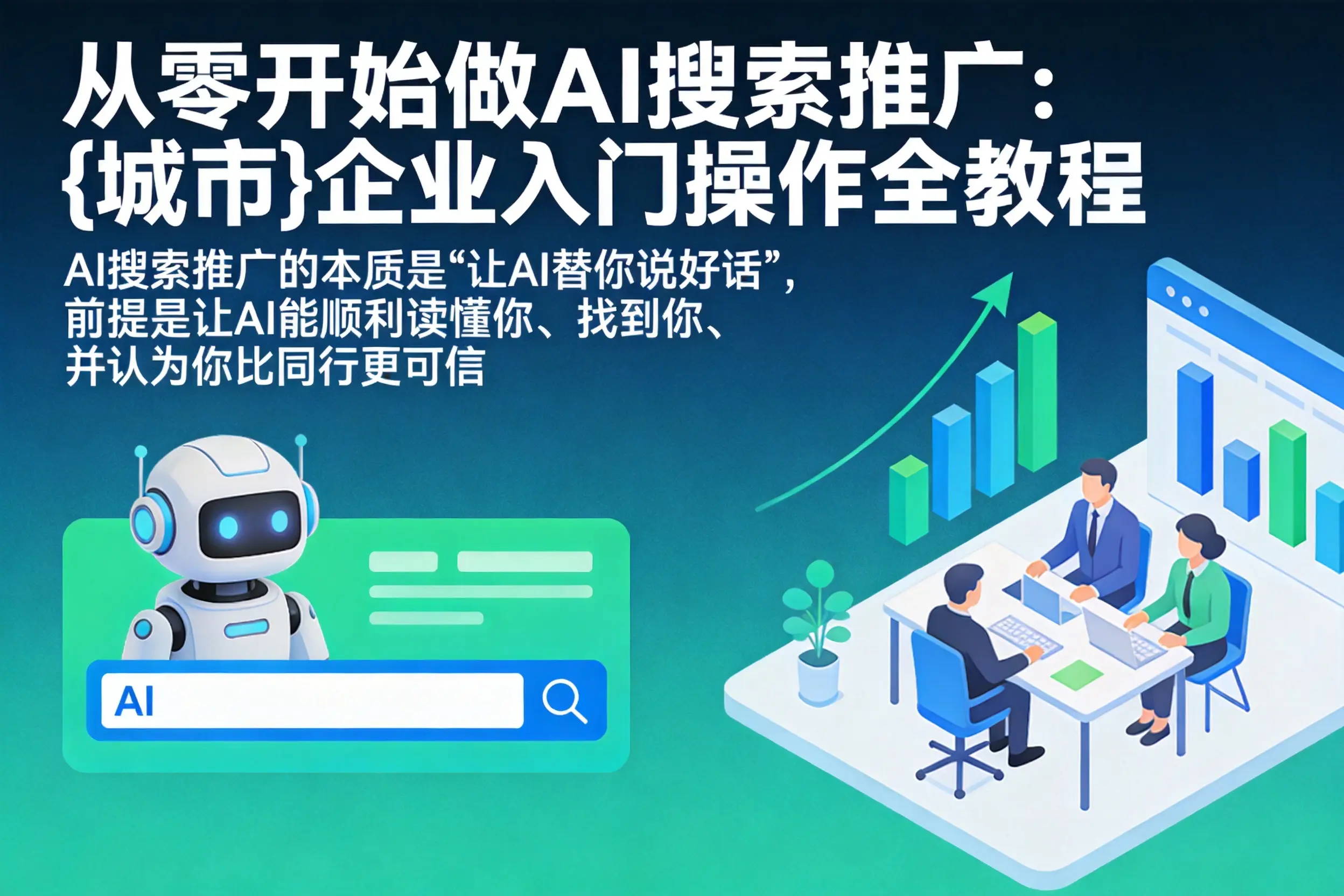 从零开始做AI搜索推广：萍乡企业入门操作全教程