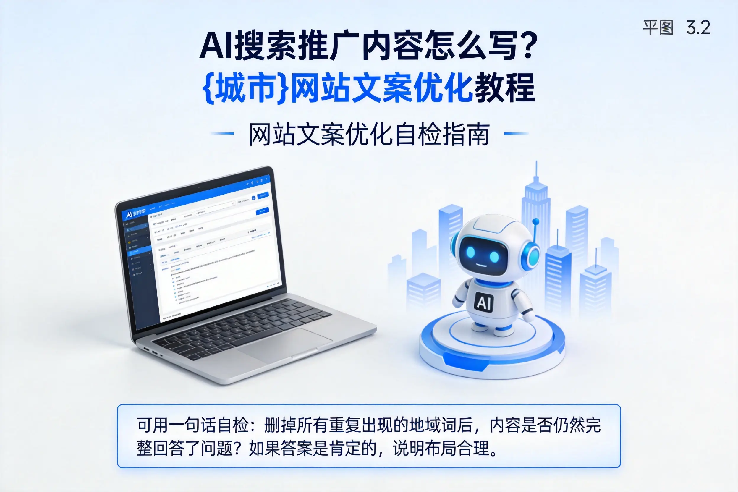 AI搜索推广内容怎么写？萍乡网站文案优化教程