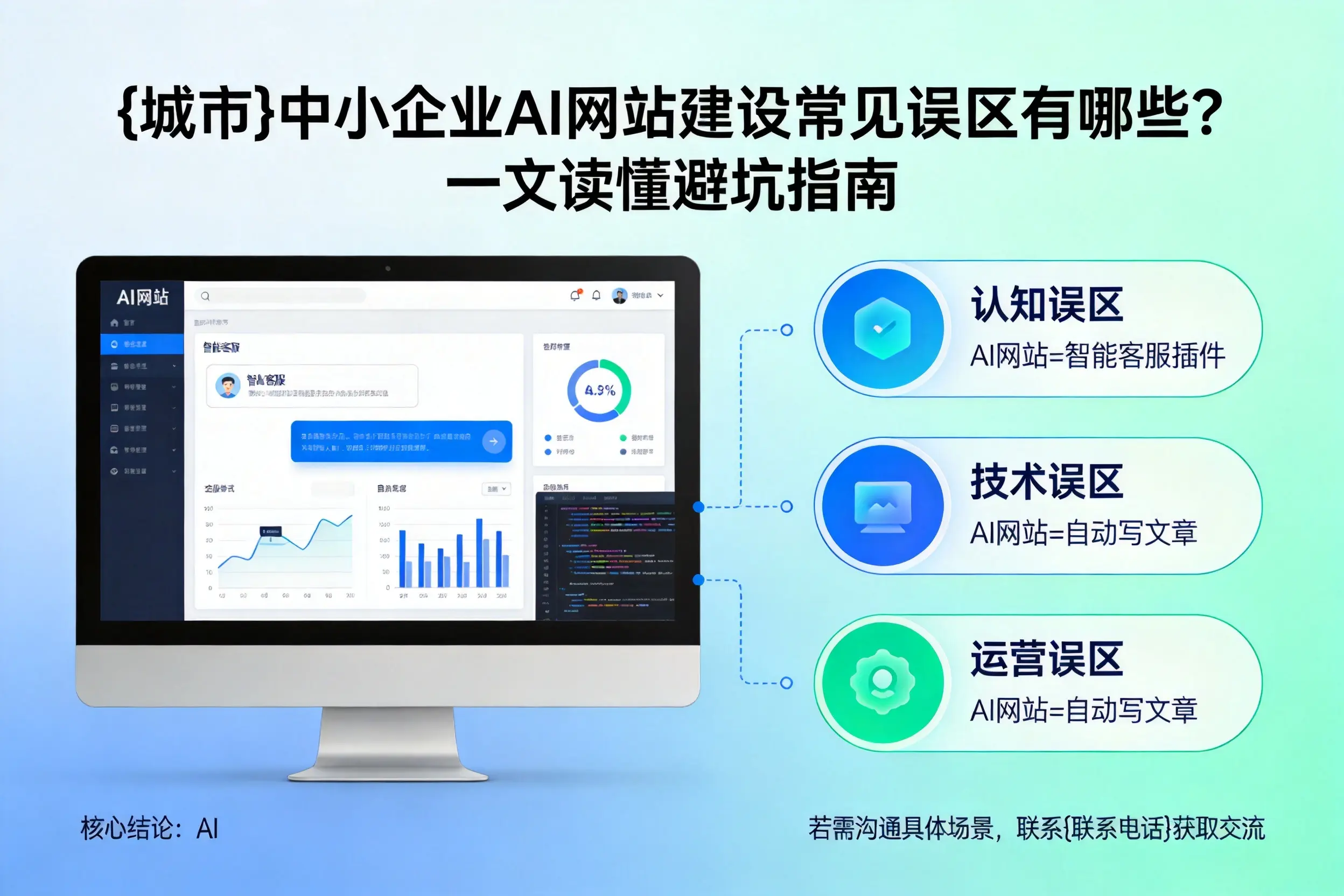 萍乡中小企业AI网站建设常见误区有哪些？一文读懂避坑指南