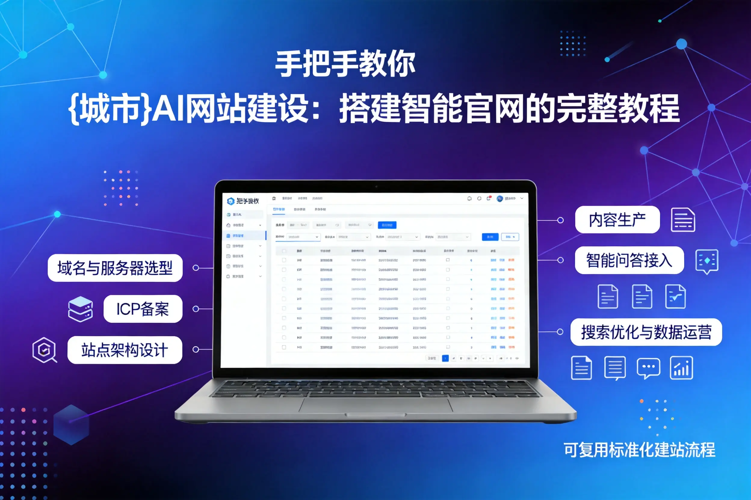 手把手教你萍乡AI网站建设：搭建智能官网的完整教程